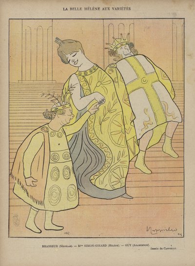 Illustrazione per Le Rire da after Leonetto Cappiello