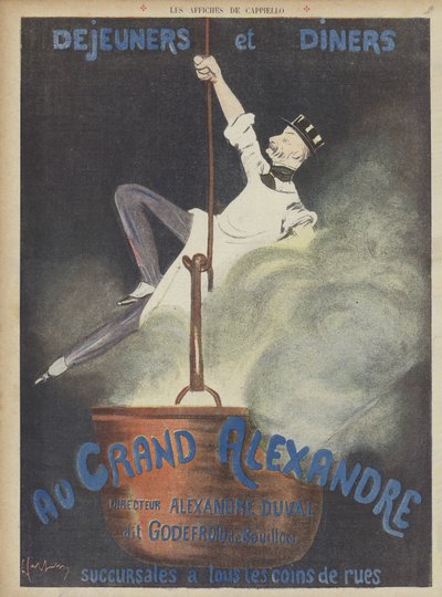 I manifesti di Cappiello. Illustrazione per Le Rire da after Leonetto Cappiello