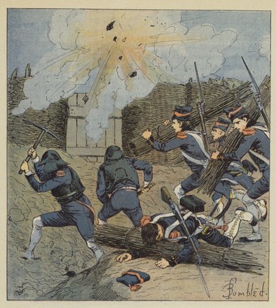 Nessuna delle vecchie piazze era al sicuro, cessavano di essere tenibili da after Louis Charles Bombled