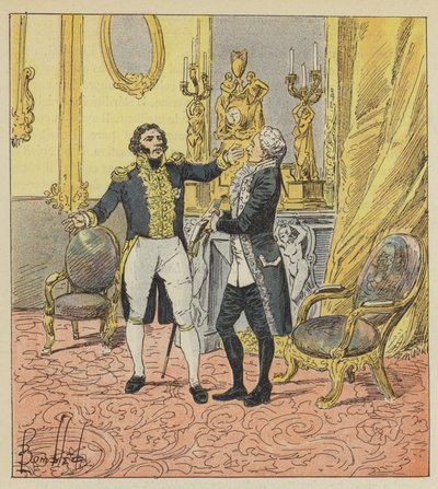 È abbastanza! esclamò Decres mettendogli la mano sulla bocca da after Louis Charles Bombled