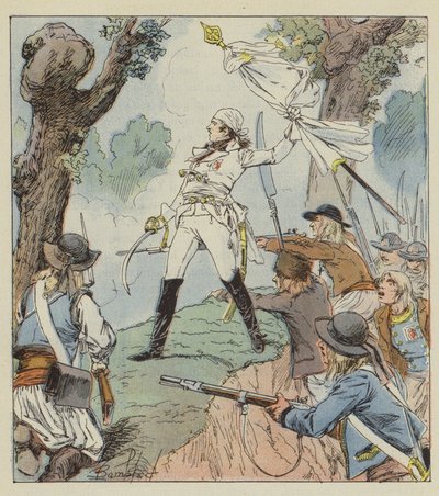 Charette è il vero eroe della guerra di Vandea da after Louis Charles Bombled