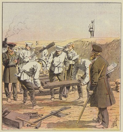 Costruzione della Transiberiana da after Louis Charles Bombled