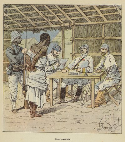 Corte marziale da after Louis Charles Bombled