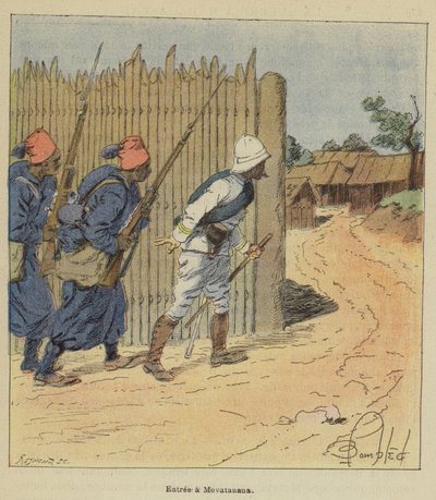 Entrata a Mevatanana da after Louis Charles Bombled