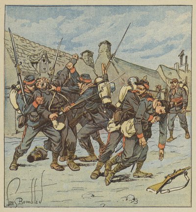 Episodio del rapimento di Faverolles da after Louis Charles Bombled