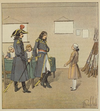 Eugenio di Beauharnais reclama a Bonaparte la spada di suo padre da after Louis Charles Bombled