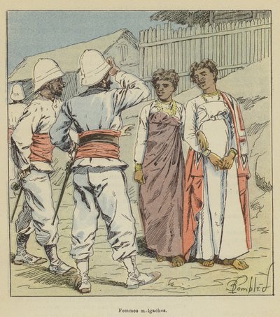 Donne malgasce da after Louis Charles Bombled