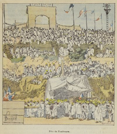 Festa del Fandroana da after Louis Charles Bombled
