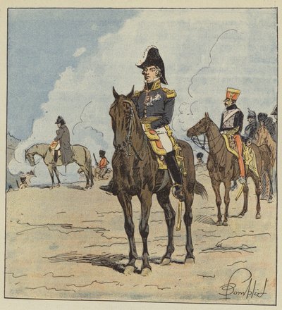 Il maresciallo Berthier da after Louis Charles Bombled