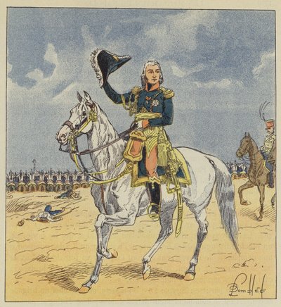 Il maresciallo Bessieres da after Louis Charles Bombled