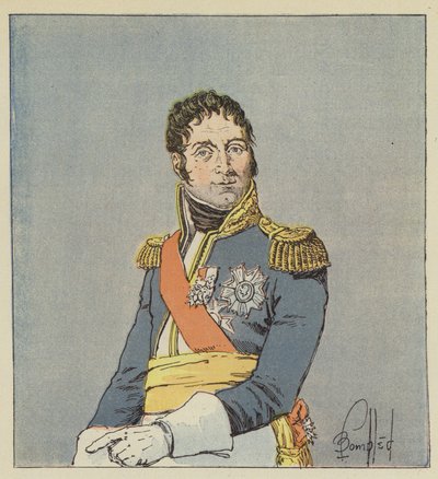 Il maresciallo Massena da after Louis Charles Bombled