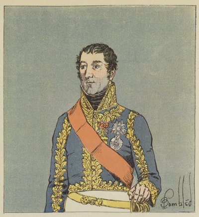 Il maresciallo Mortier da after Louis Charles Bombled