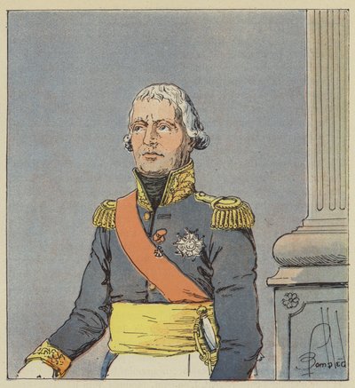 Il maresciallo Serurier da after Louis Charles Bombled