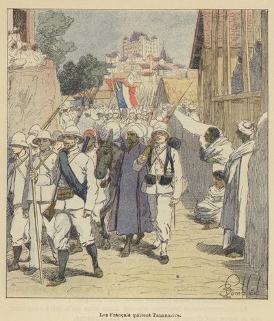 I francesi lasciano Tananarive da after Louis Charles Bombled