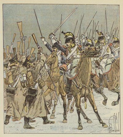 I corazzieri di Doumerc fanno 1.800 russi prigionieri da after Louis Charles Bombled