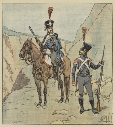 Le province confinanti con i turchi avevano reggimenti croati da after Louis Charles Bombled