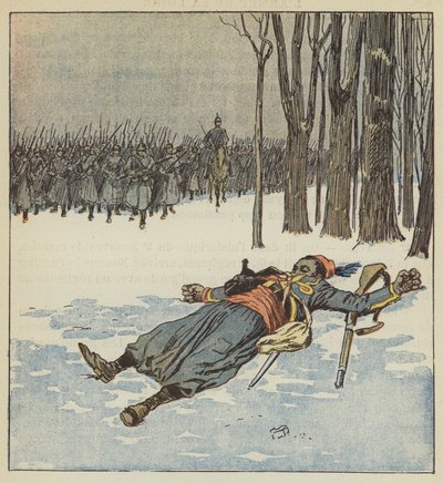 Morte eroica di un turco da after Louis Charles Bombled