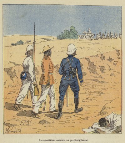 Parlamentari condotti al quartier generale da after Louis Charles Bombled