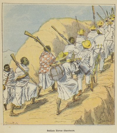 Soldati Hovas disertori da after Louis Charles Bombled