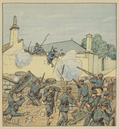 Sorpresa della barricata di rue Galante da after Louis Charles Bombled