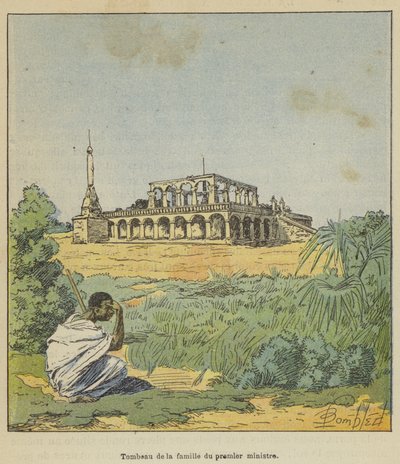 Tomba della famiglia del primo ministro da after Louis Charles Bombled