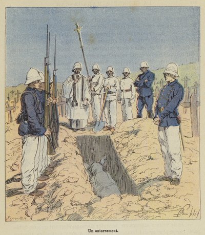 Un funerale da after Louis Charles Bombled