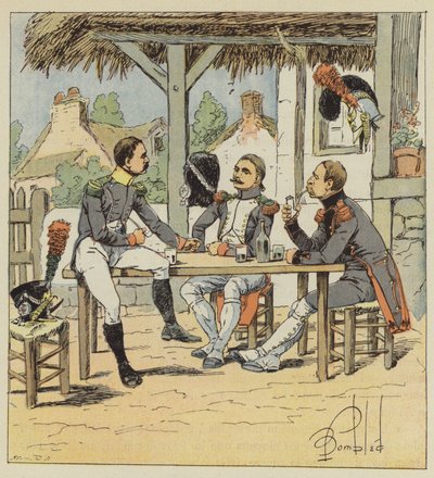 Volteggiatore, cacciatore a piedi e zappatore del genio da after Louis Charles Bombled