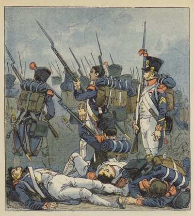 Wagram gli è stata citata come una battaglia sanguinosa da after Louis Charles Bombled