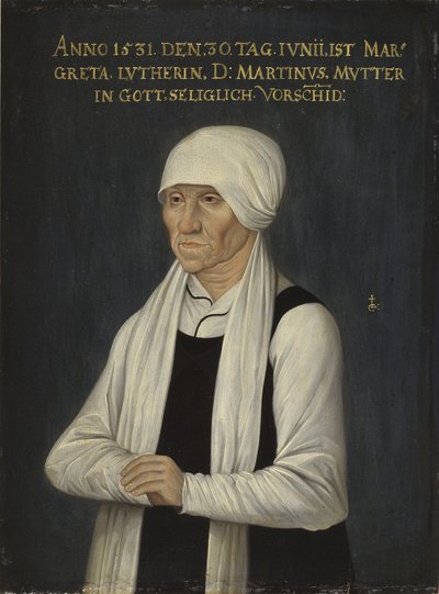 Margareta Lutero, c.1700 da after Lucas Cranach the Elder