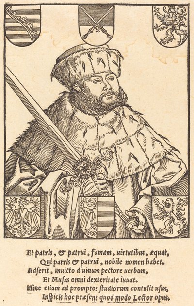 Giovanni Federico il Magnanimo, in abiti elettorali [destra] da after Lucas Cranach the Younger