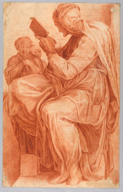 La Sibilla Persiana da after Michelangelo Buonarroti