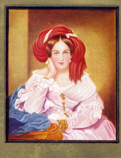 Melanie Zichy von Metternich da after Moritz Michael Daffinger