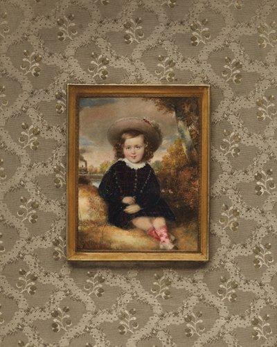 Ritratto di Johann II, Principe del Liechtenstein, da bambino, 1844 da after Moritz Michael Daffinger