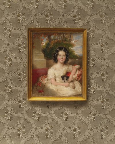 Ritratto della Principessa Ida Schwarzenberg, nata Principessa del Liechtenstein, da bambina da after Moritz Michael Daffinger