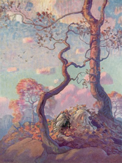 Illustrazione per Rip Van Winkle da after Newell Convers Wyeth