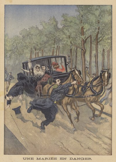 Una sposa in pericolo da after Oswaldo Tofani