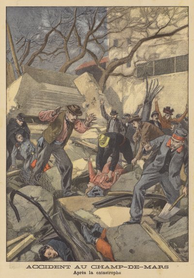 Incidente al Champ-de-Mars, Parigi da after Oswaldo Tofani
