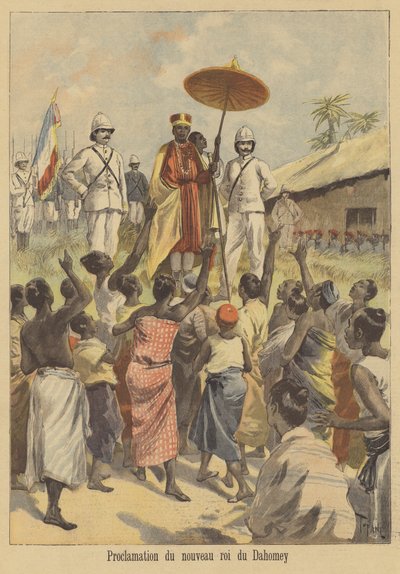 Proclamazione del nuovo re del Dahomey da after Oswaldo Tofani