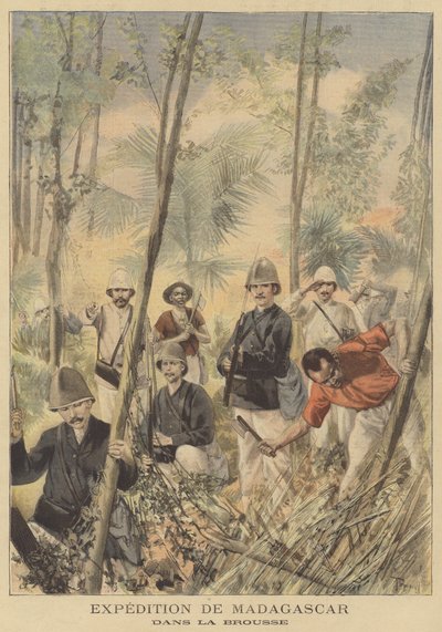 La spedizione francese in Madagascar da after Oswaldo Tofani