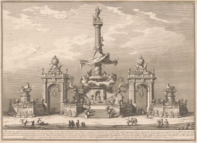 La Seconda Macchina per la Chinea del 1752: Il Banchetto degli Dei nella Villa Carl