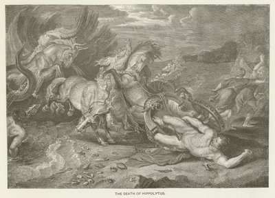 La morte di Ippolito da after Peter Paul Rubens