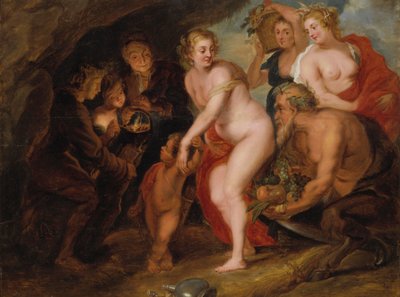 Senza Cerere e Bacco Venere avrebbe freddo da after Peter Paul Rubens