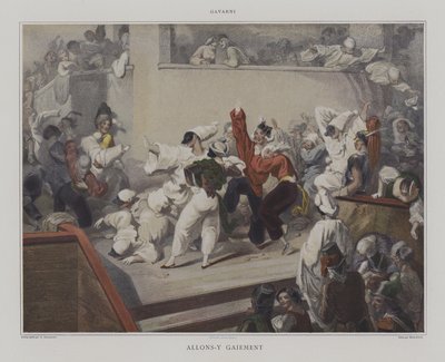 Andiamo allegramente da after Pierre Gavarni