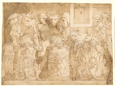 Sacrificio antico da after Polidoro da Caravaggio