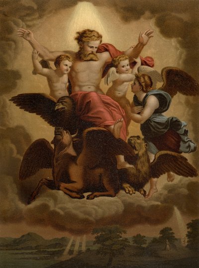 La visione di Ezechiele da after Raphael