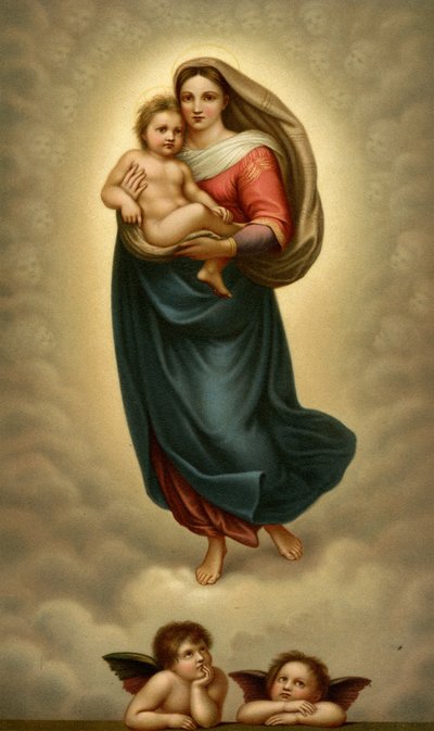 Madonna Sistina da after Raphael