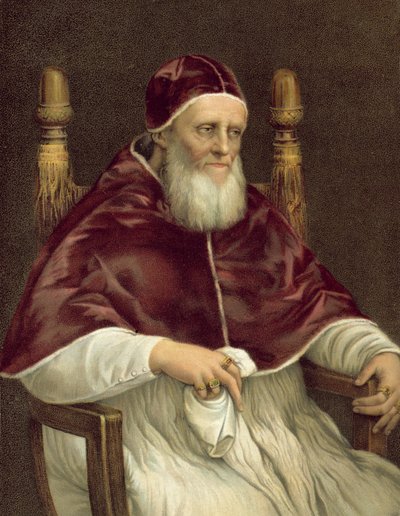 Ritratto di Papa Giulio II, Galleria Pitti, Firenze da after Raphael