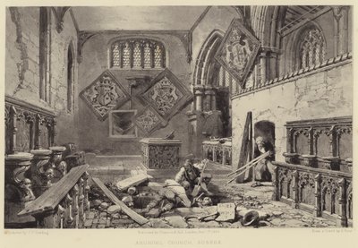 Chiesa di Arundel, Sussex da Samuel (after) Prout