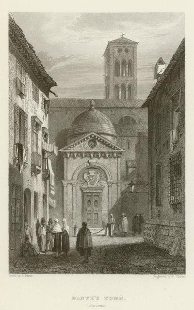 Tomba di Dante, Ravenna da Samuel (after) Prout