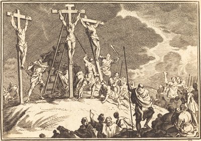 La trafittura del costato di Cristo da after Sébastien Le Clerc I